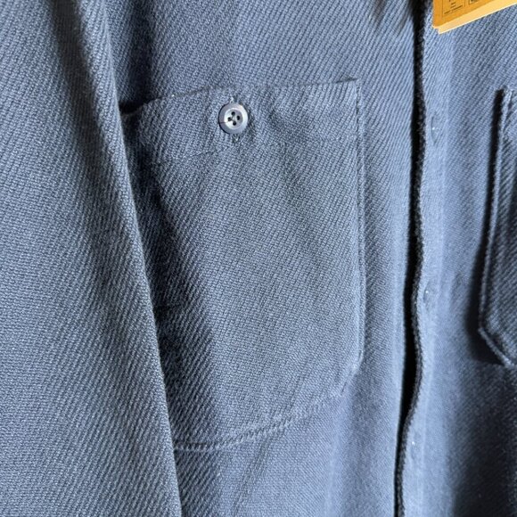 NWT The North Face Valley Twill Flannel Shirt Mens XL Summit Navy Outdoor Preppy - Picture 10 of 16